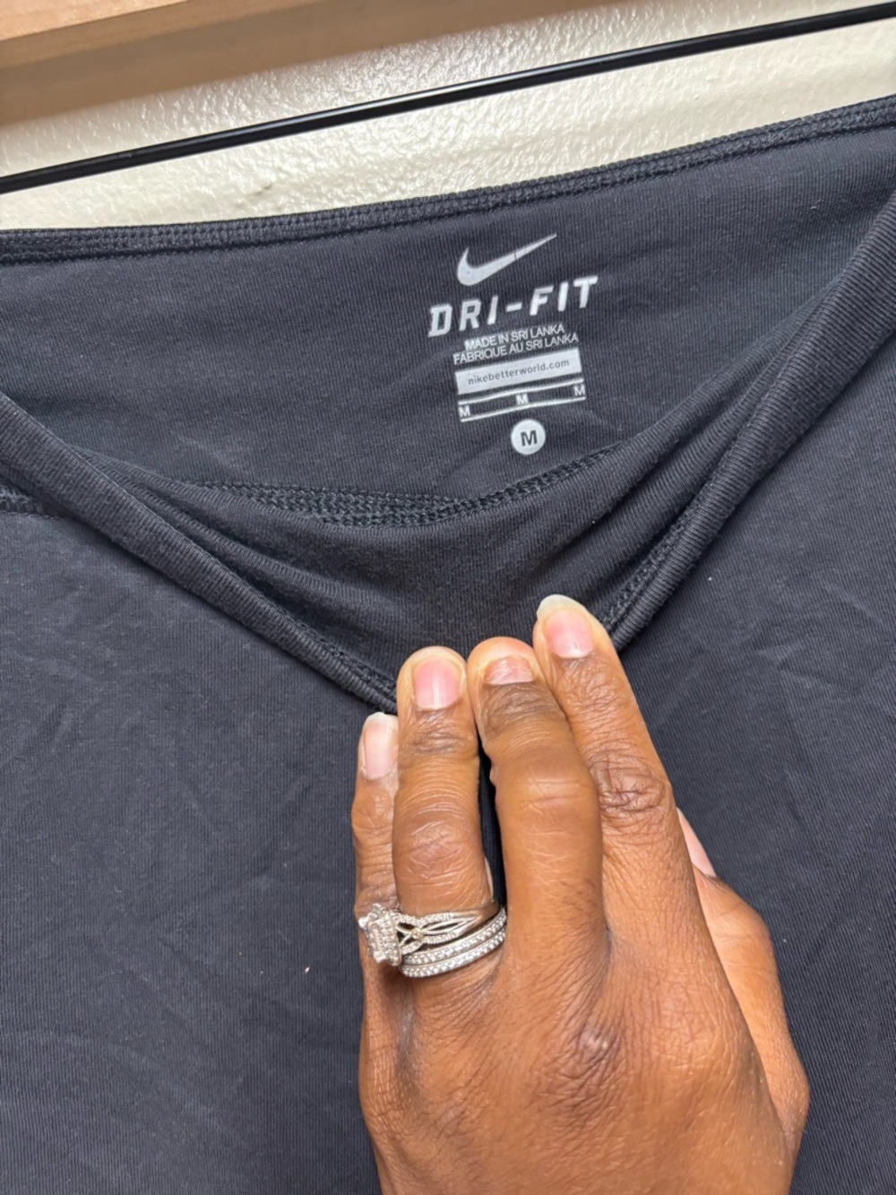 Nike low rise biker shorts women's medium black - Picture 3 of 7